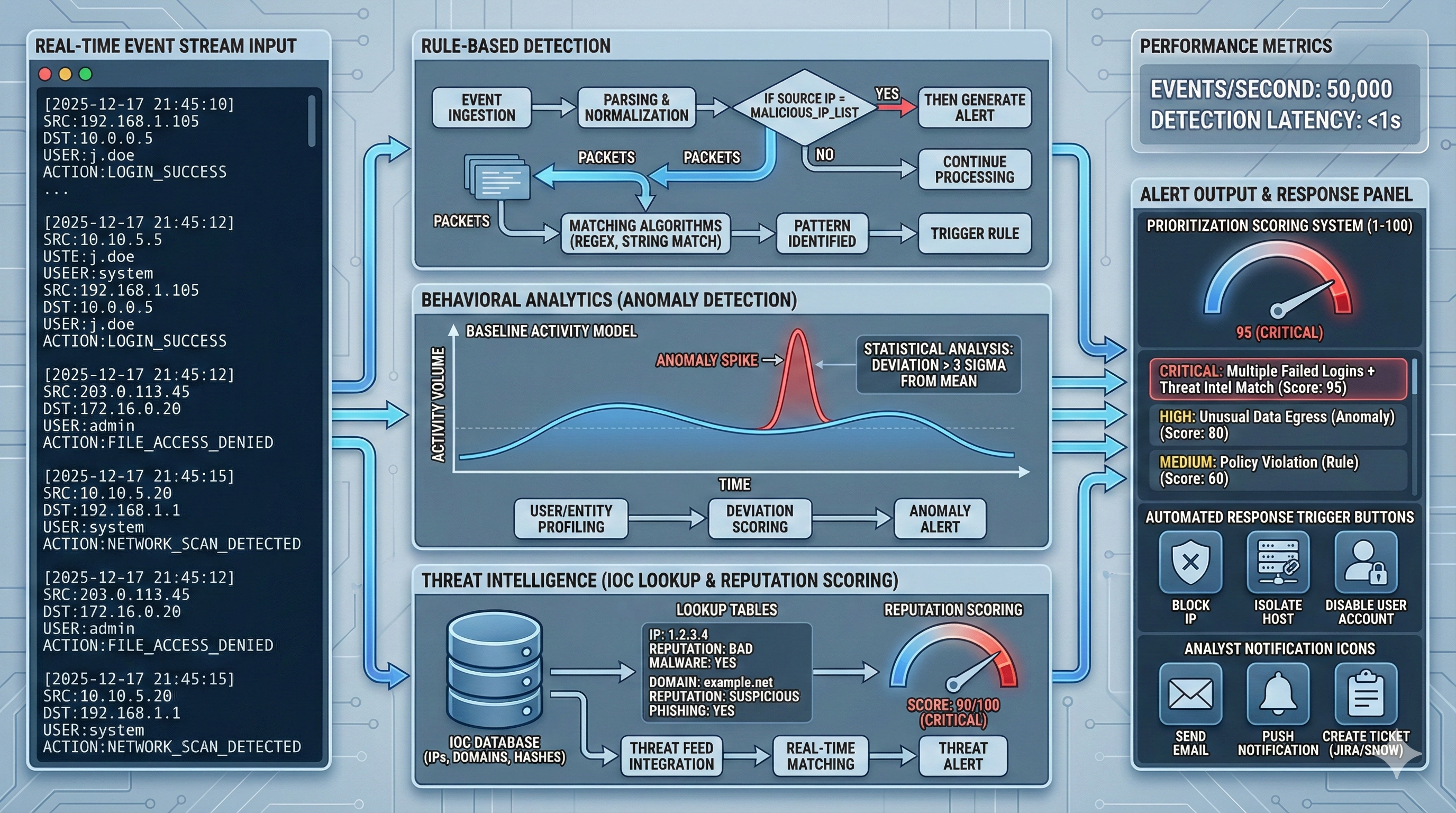 SIEM Correlation Engine Architecture